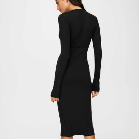 Wilfred Free Long Sleeve Knit Maxi Dress, XS, Fitted - Picture 1 of 8
